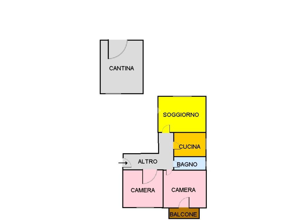 Trilocale in vendita