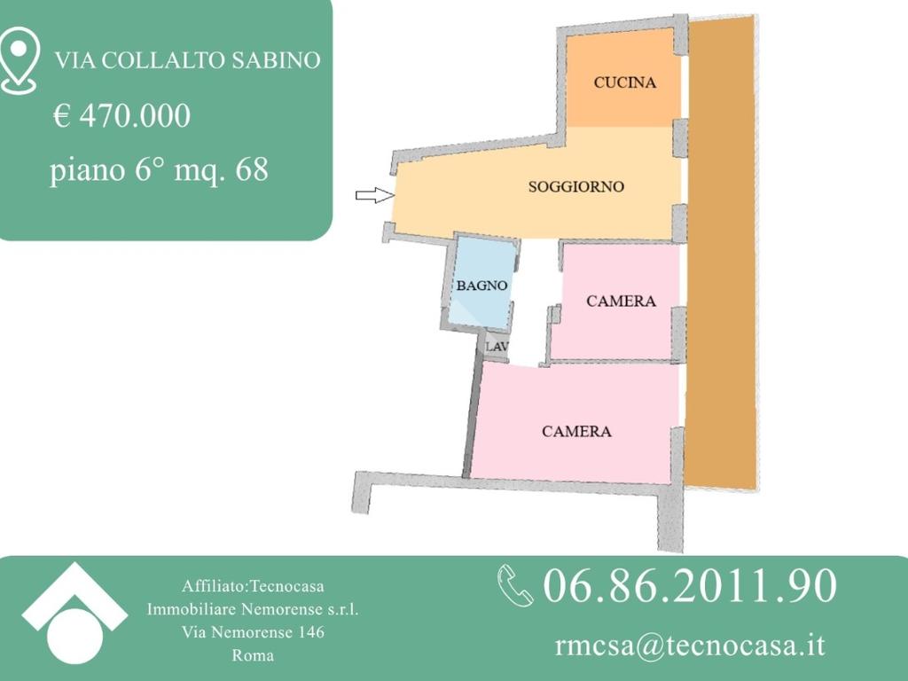 Trilocale in vendita