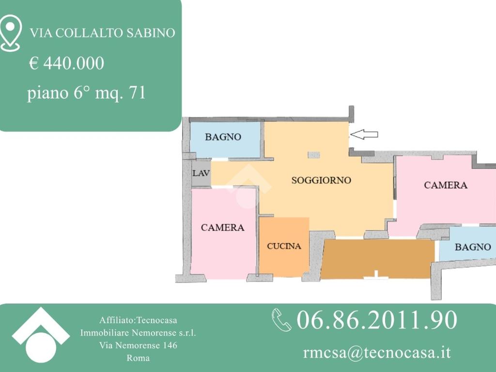 Trilocale in vendita